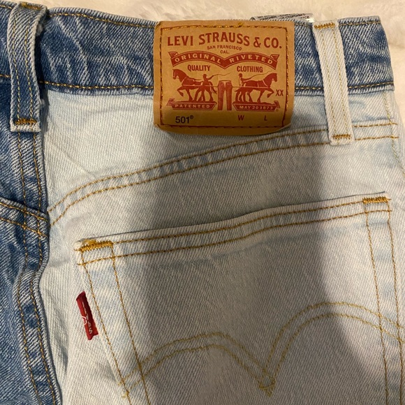split dye LEVIS jeans - Picture 4 of 5